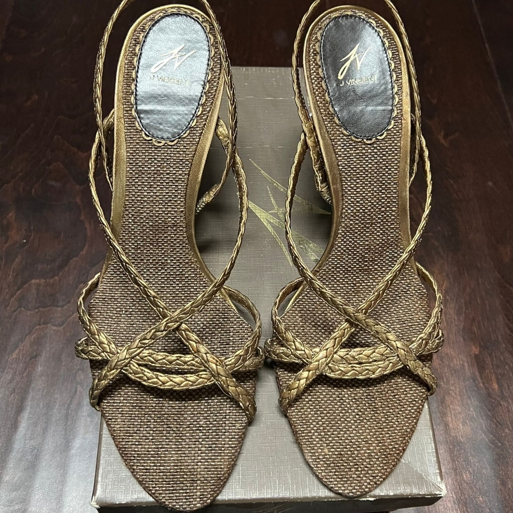 J Vincent - Kami288 - Noah Bronze Heel - Size 10M
